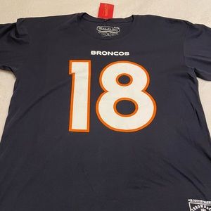 NWT Mitchell and Ness Denver Broncos Peyton Manning T-Shirt Sz XL